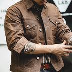 Marcus Waxed Safari Jacket