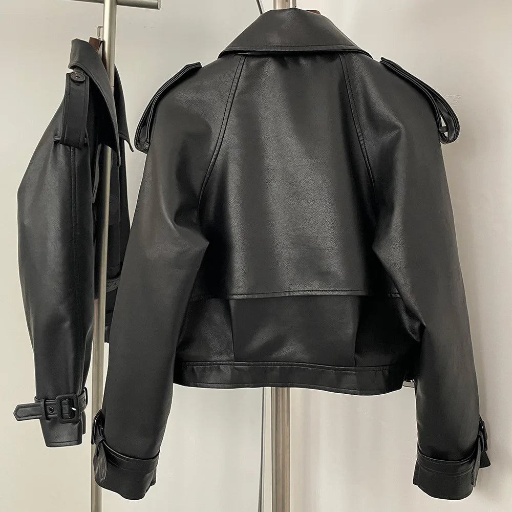 Claire Faux Leather Jacket
