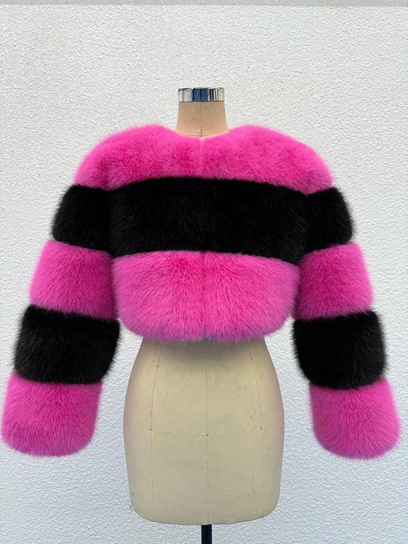 Vellora Fluffy Fur Jacket