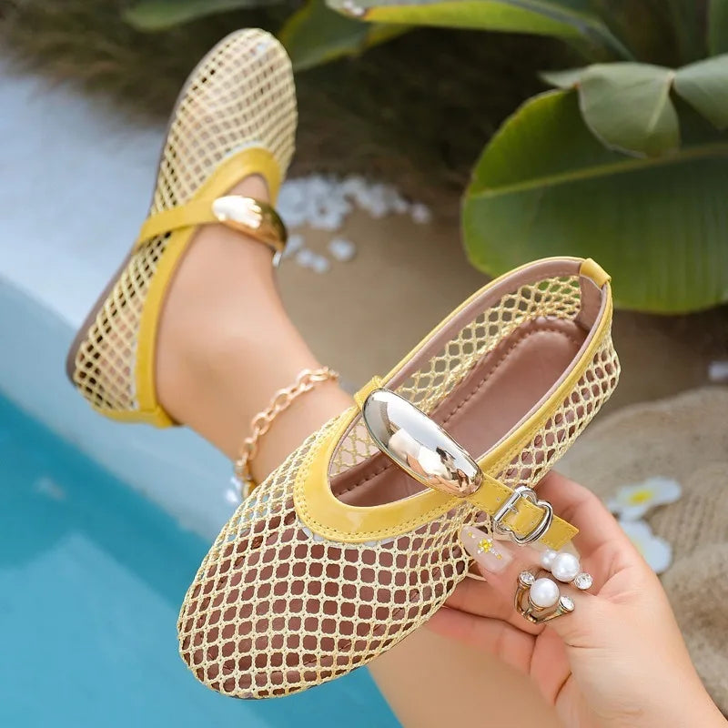 Luna Mesh Ballet Flats