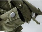Women’s Army Green Denim Jacket