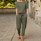 Amelia Cotton Linen Set
