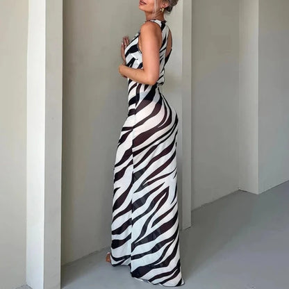 Zebra Print Bodycon Dress