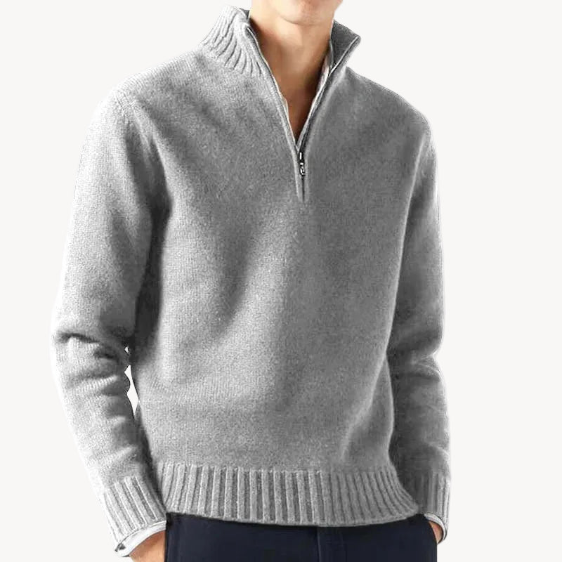 Theo Ribbed Turtleneck Sweater