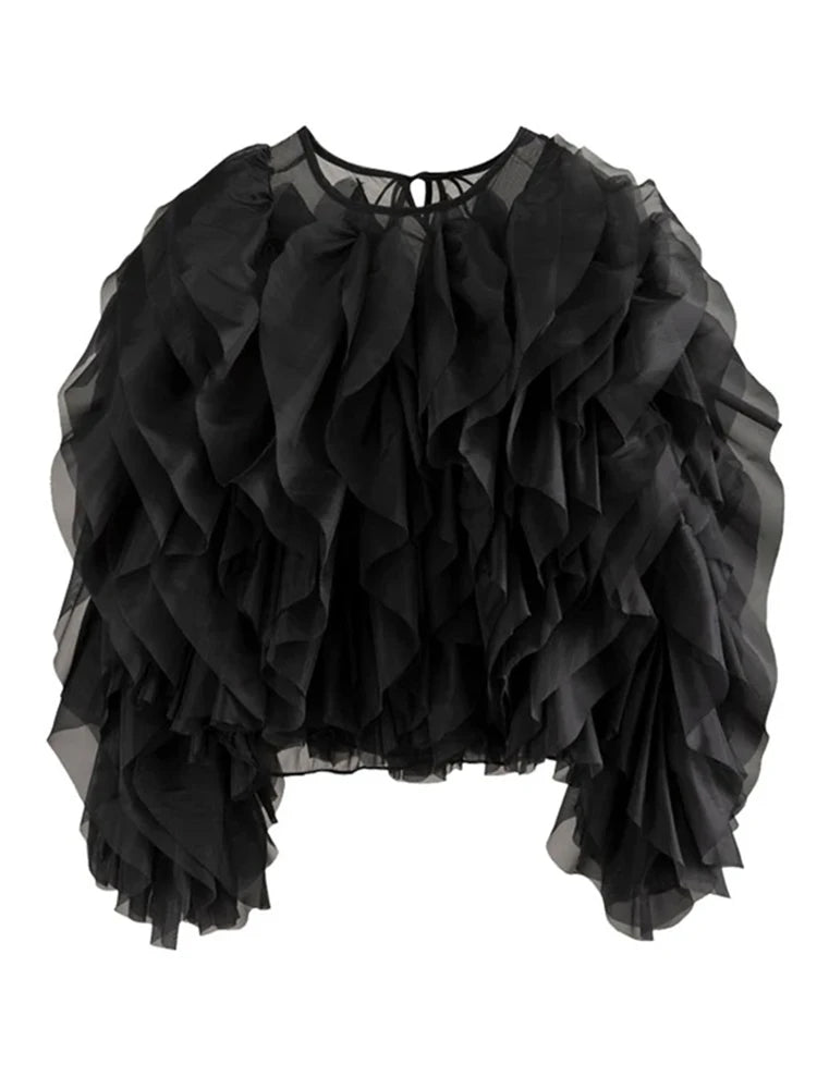 Elegant Ruffles Blouse