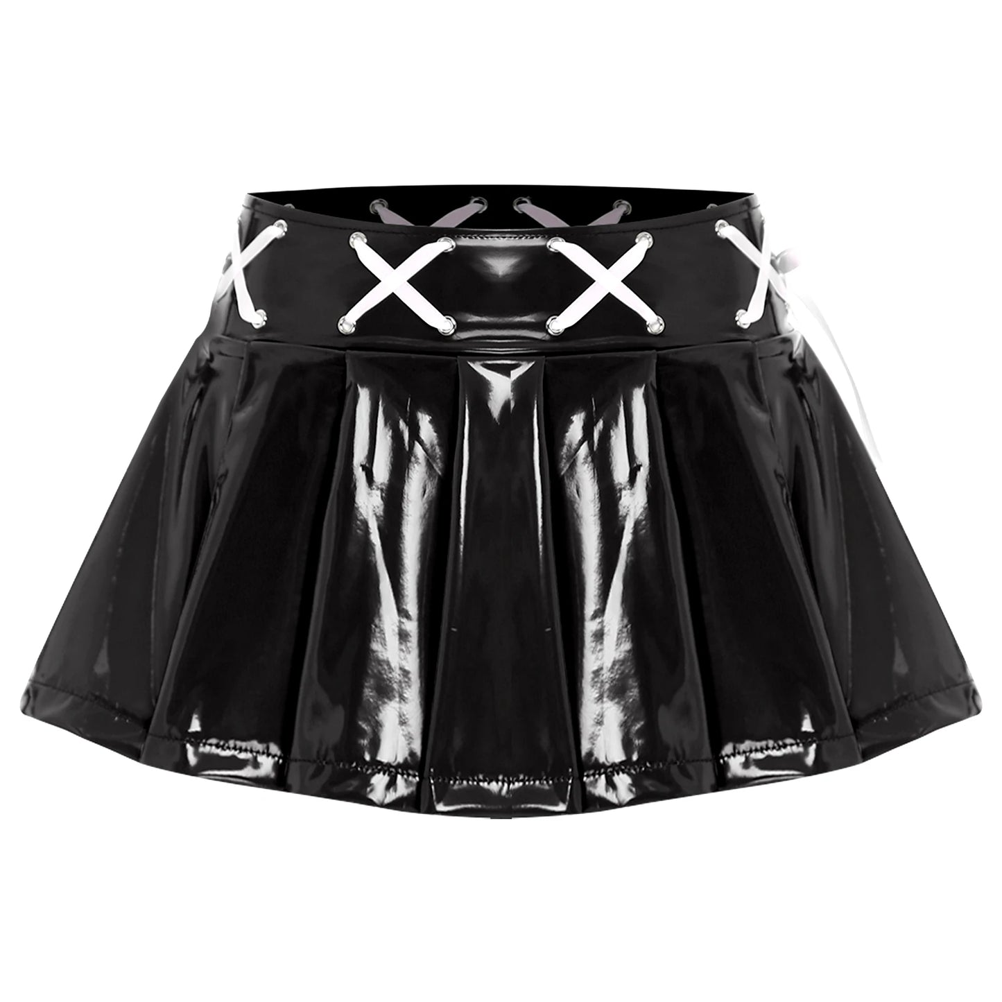 Women's Leather Miniskirt