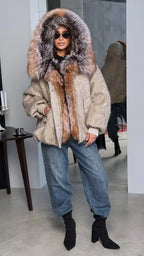 Odessa Fur Collar Coat