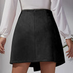 Women’s Faux Suede Mini Skirt