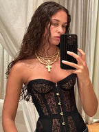 Strapless Lace Corset Top