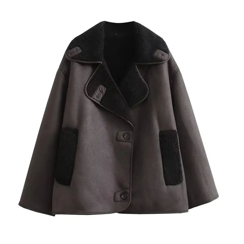 Mireia Faux Leather Jacket