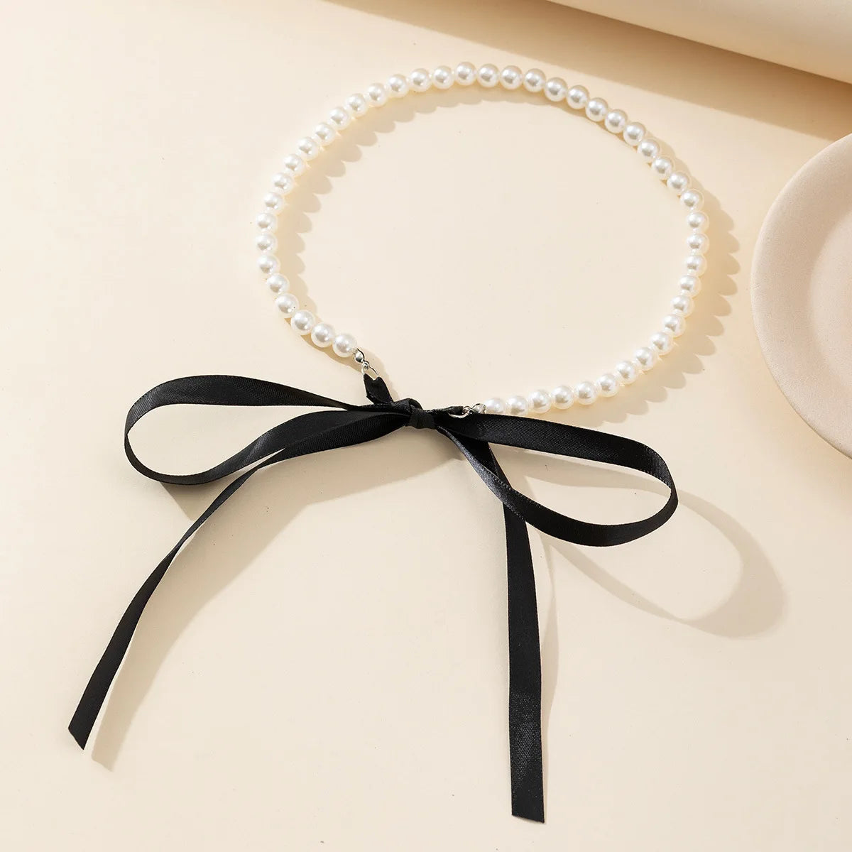 Pearl Beaded Choker