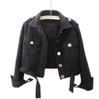 Women’s Army Green Denim Jacket