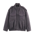 Suede Luxe Zipper Jacket