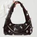 Women's Rivet Shoulder Bag