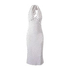 Élodie Polka Dot Halter Dress