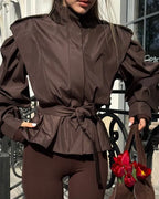Women’s Cropped Trench Jacket