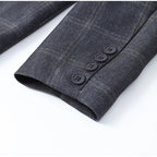 Irregular Check Blazer Jacket
