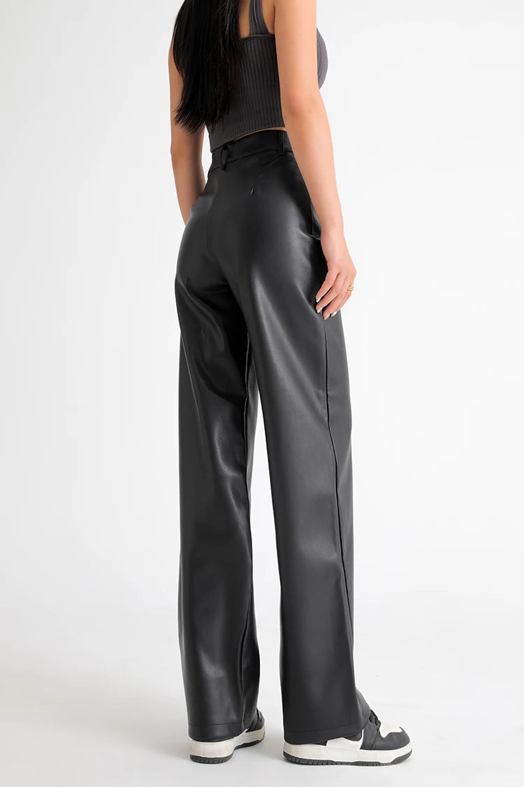 Fleece Wide Leg Pants