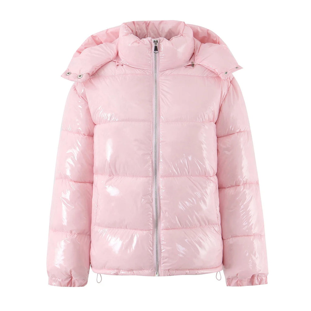 Virelle Glossy Hooded Parka