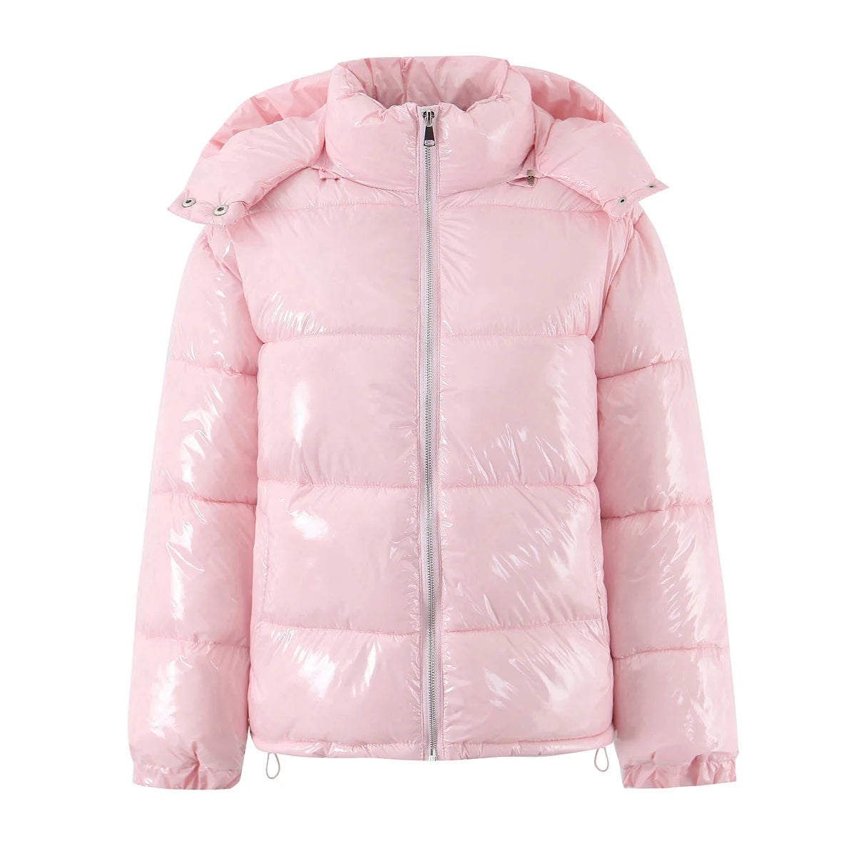 Virelle Glossy Hooded Parka