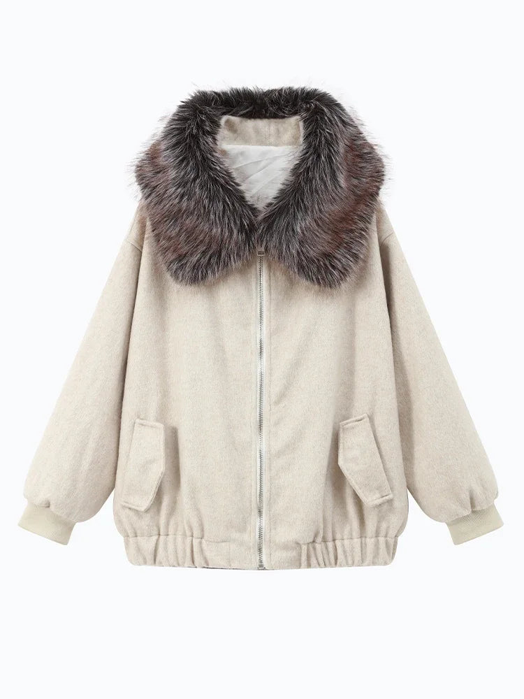 Odessa Fur Collar Coat