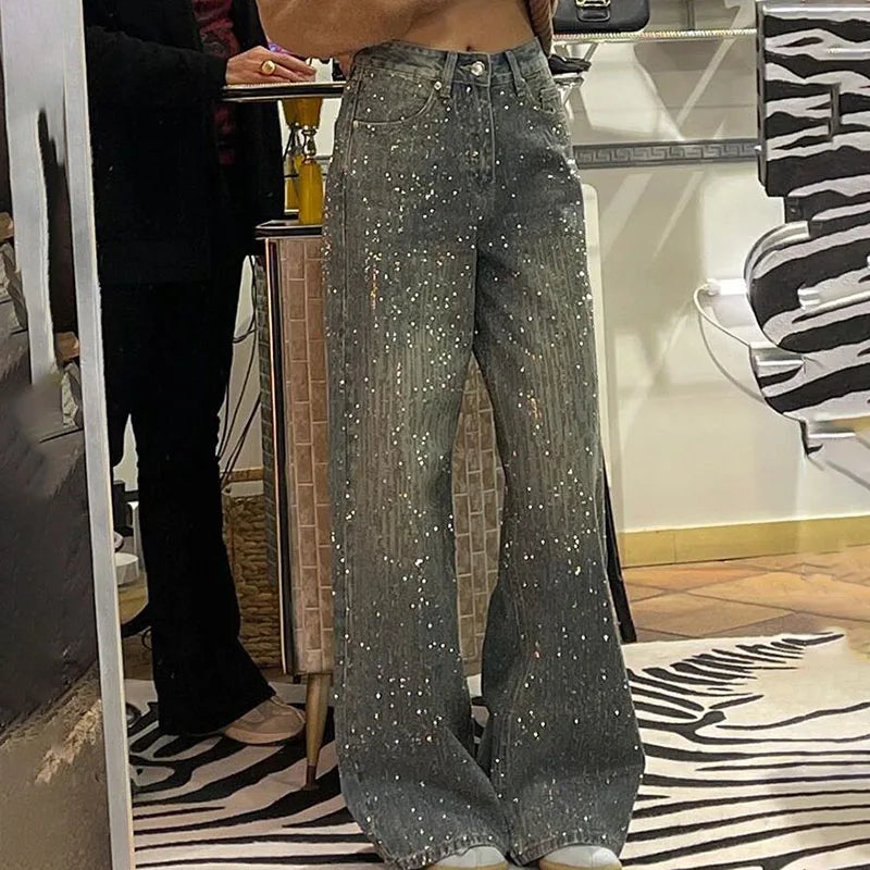 Women’s Star Patchwork Denim Pants