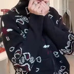 Women’s Jacquard Zip Cardigan