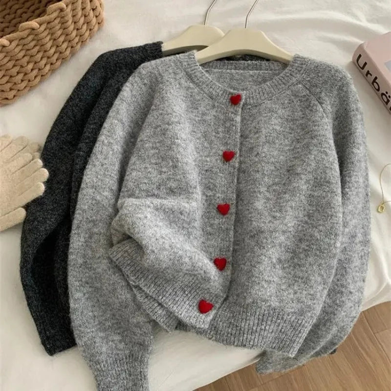 Ava Wool Knit Cardigan