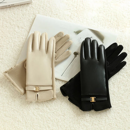 Elegant Leather Gloves