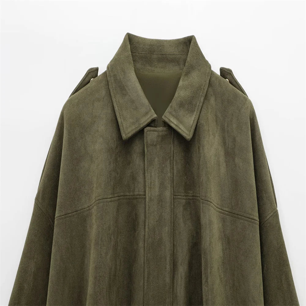 Women's Faux Suede Jacket