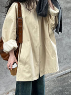 Elodie Short Lapel Trench Coat