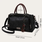 Sophia Tassel Leather Bag