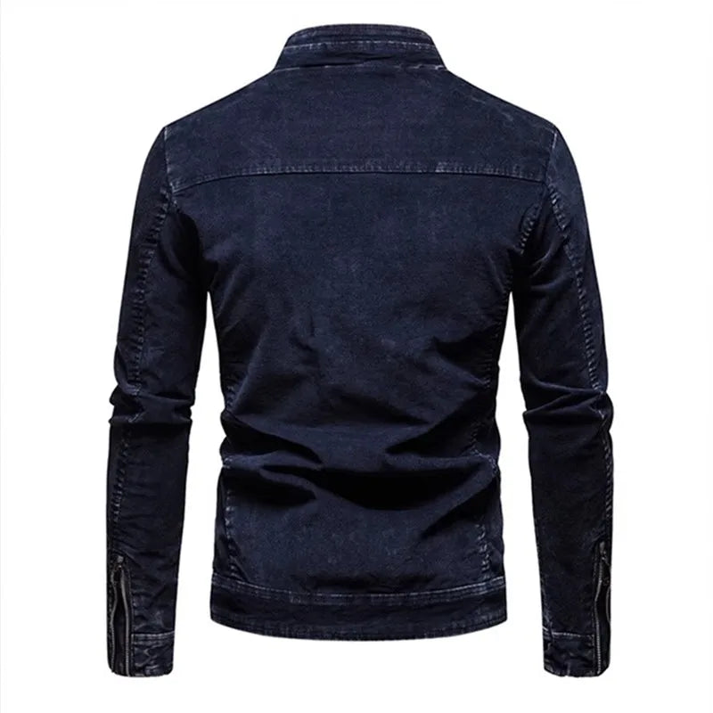 Kairo Denim Moto Jacket
