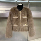Odette Faux Fox Fur Jacket