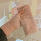 Knitted Fingerless Gloves