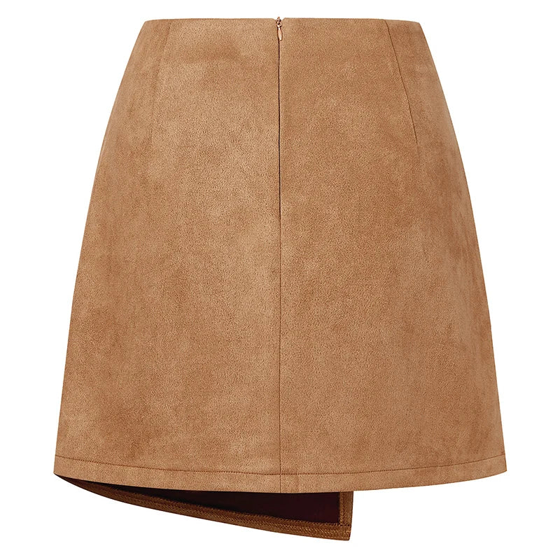 Women’s Faux Suede Mini Skirt