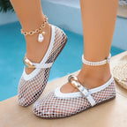 Luna Mesh Ballet Flats