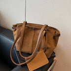 Maribel Suede Bucket Tote
