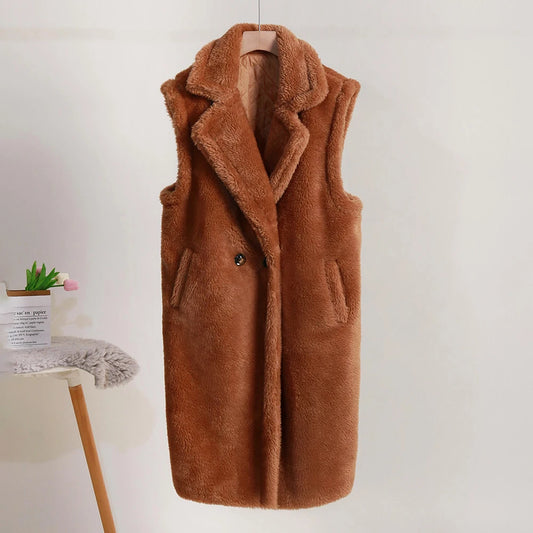 Long Fur Vest