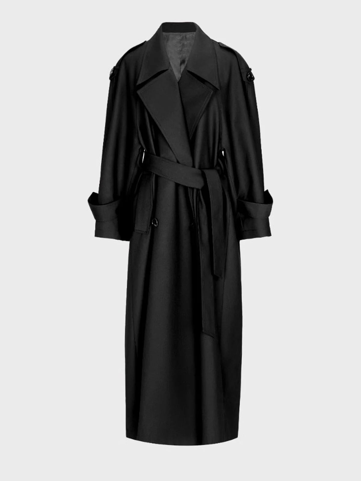 Sophia Double Breasted Long Trench Coat