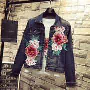 Flower Denim Jacket