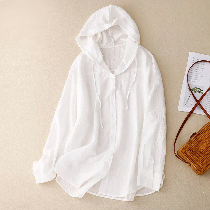 Nicole Linen Hoodie