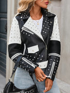 Noiré Rivet Moto Jacket