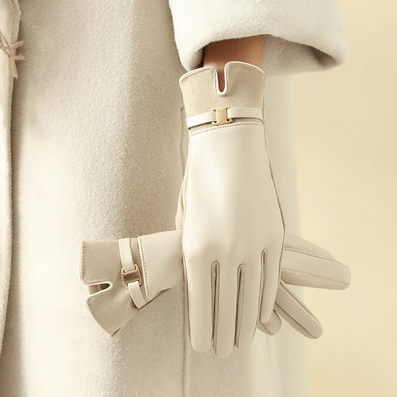 Elegant Leather Gloves