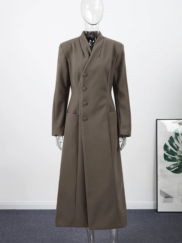 Women’s Slim Fit Long Coat