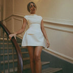 Summer Short Sleeve Mini Dress