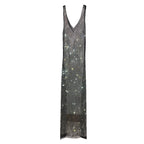 Deep V-neck Sparkling Dress