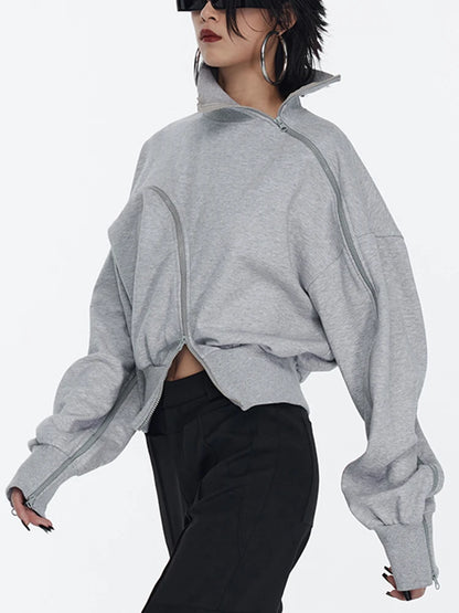 Turtleneck Long Sleeve Pullover