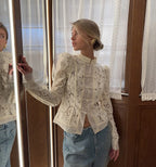 Women’s Lace Printed Blouse