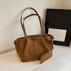 Maribel Suede Bucket Tote